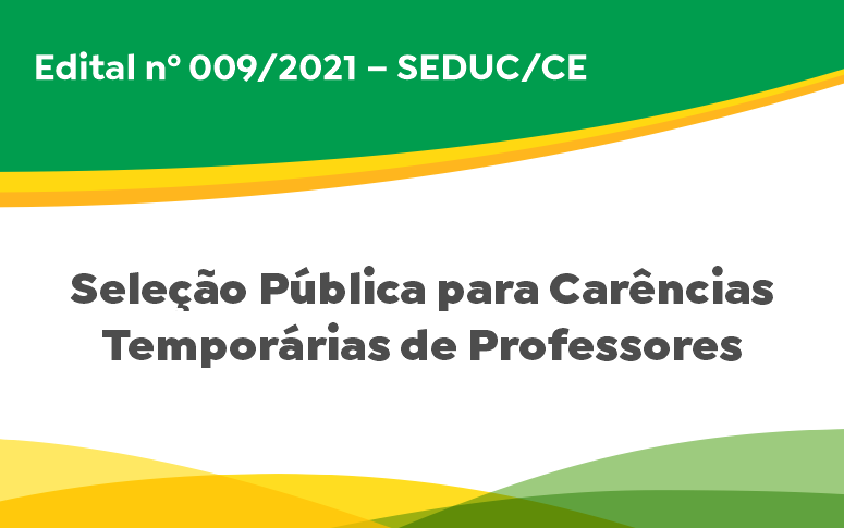 Seleção Pública para Carências Temporárias de Professores